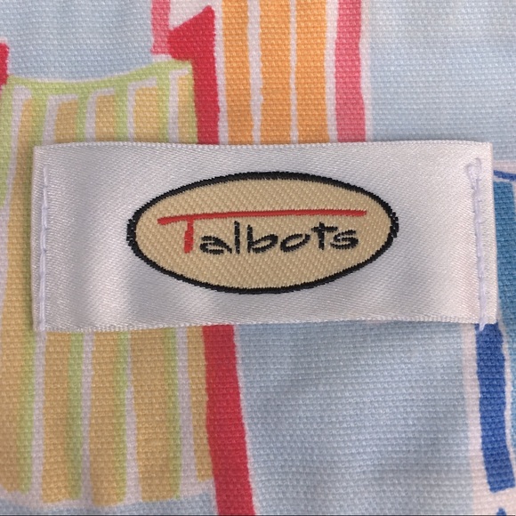 TALBOTS TROPICAL BEACH PATCHWORK SKIRT - Picture 2 of 16